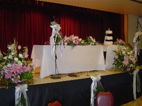 Head table decorations